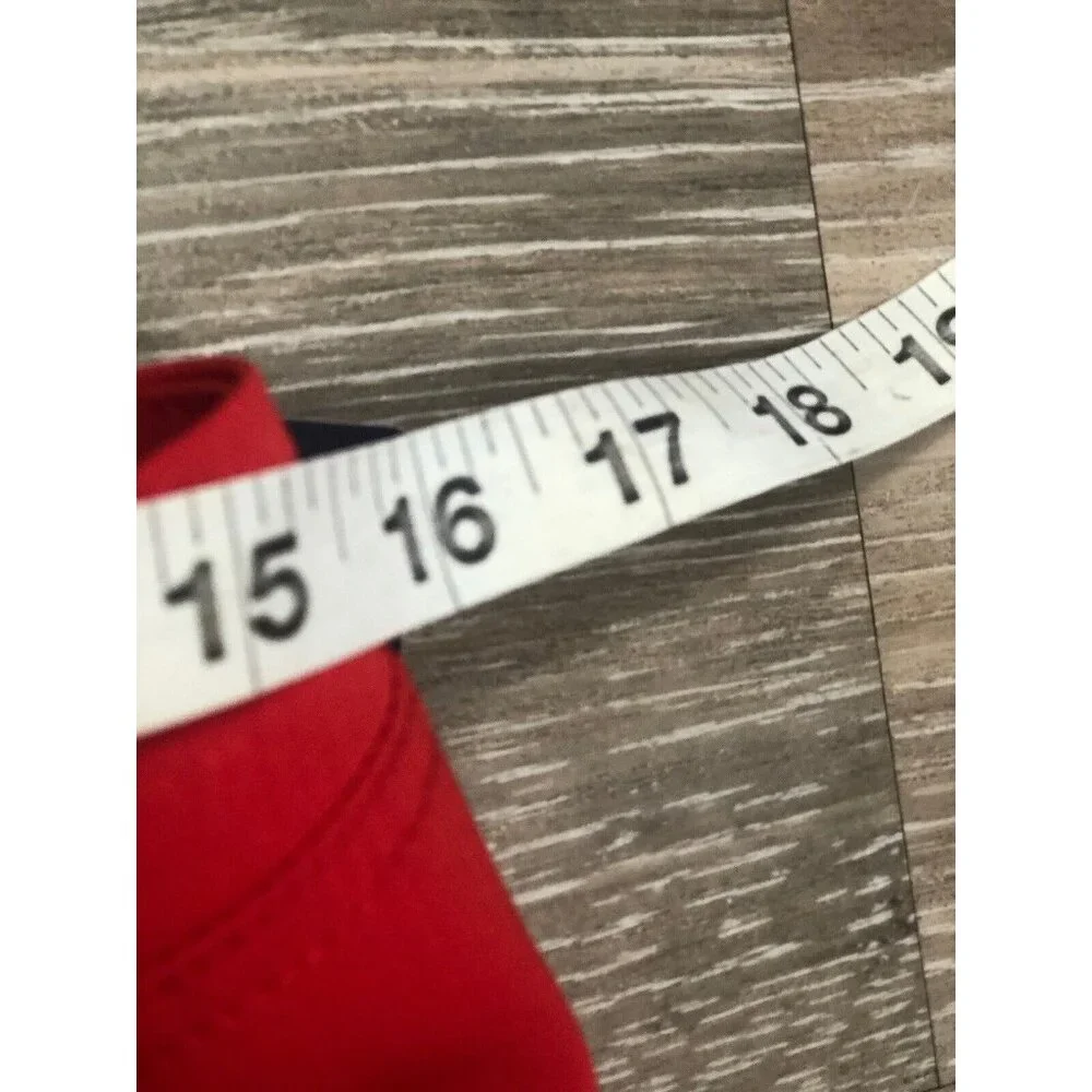 Harve Benard Woman's Pencil Skirt Red Size 12P Lined Back Zipper and Slit‎